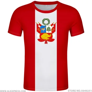

PERU t shirt diy free custom name number per t-shirt nation flag pe republic peruvian spanish country college text photo clothes