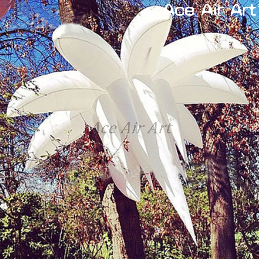 Customized huge white hanging inflatable led flower tulip replica model for event/party/club/festival decoration | Игрушки и хобби
