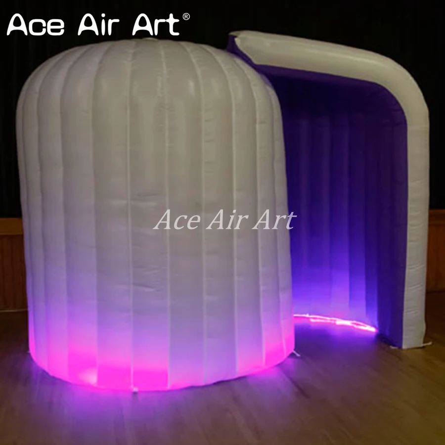 

Mini lighting dome igloo inflatable igloo selfie photo booth,dome shap photo backdrop,inflatable dome tent for wedding