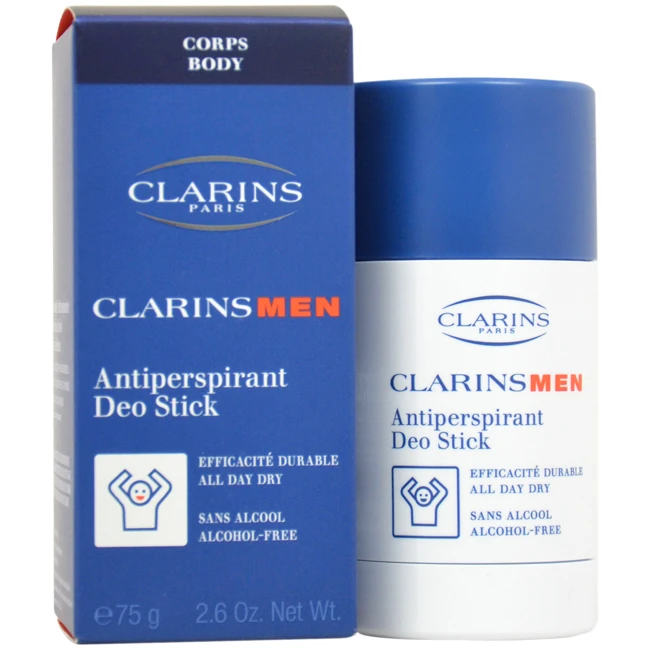 Antiperspirant Deo Stick by Clarins for Men - 2.6 oz Deodorant Stick