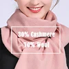 Women Winter Cashmere Scarf New Brand 2022 Echarpe Wraps for Ladies Tassel Solid Pink Foulard Femme Vintage Warm Wool Scarves ► Photo 1/6