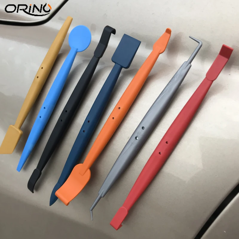 

Newest Magnet Squeegee Car Sticker Old Glue Remover Magnetic Long Handle Hook Kit Window Film Corner Reach Scraper Edge Plug