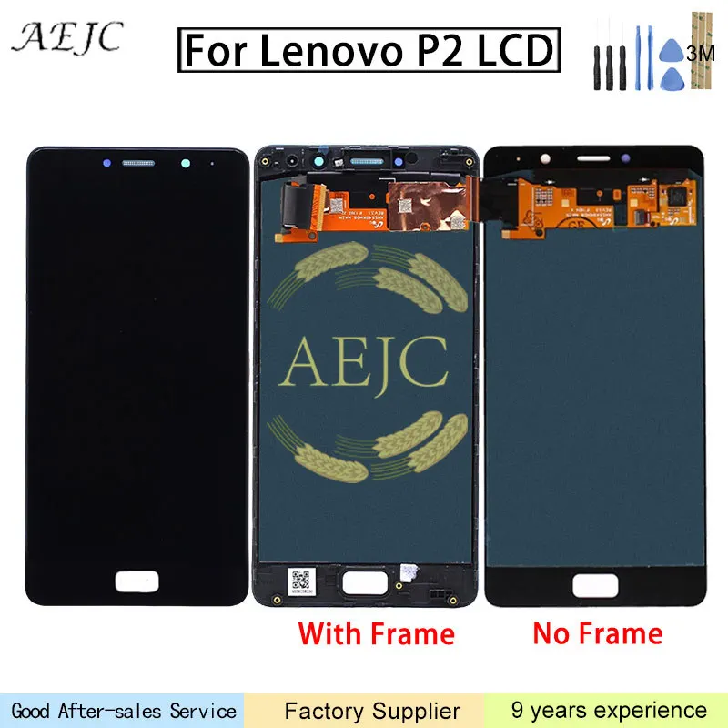 

For Lenovo Vibe P2 LCD Display Touch Screen Digitizer Assembly 5.5 inch For Lenovo P2 P2c72 P2a42 LCD Screen