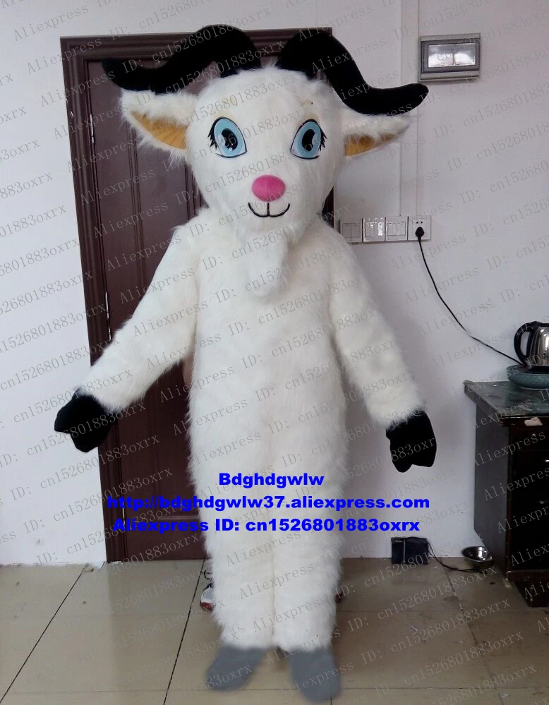 White Goat Sheep Ram Ewe Mascot Costume Adult Cartoon Character Outfit Suit  Live-dressed Tourist Attractions Zx1778 - Mascot - AliExpress