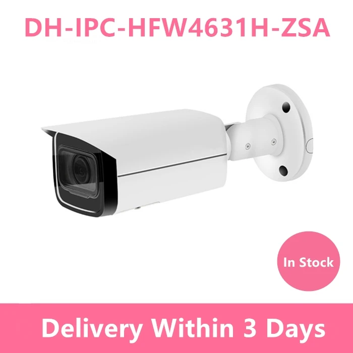 DH OEM VF lens Zoom Auto Focus Bulle IP Camera CCTV Security POE 6MP Night 80m IR 2.7~13.5mm H.265 IPC-HFW4631H-ZSA | Безопасность и