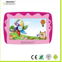 7 “niños Tablet PC de Control Parental Android 5.1.4 Quad Core1G/8 GB WIFI External 3G Bambino Doppia Fotocamera Tablet PC