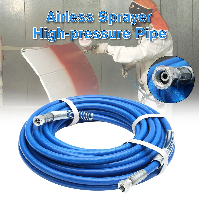 

13m 1/4inch Airless Paint Sprayer Hose Fiber Tube High-Pressure Pipe Fittings Up to 5000PSI for Titan