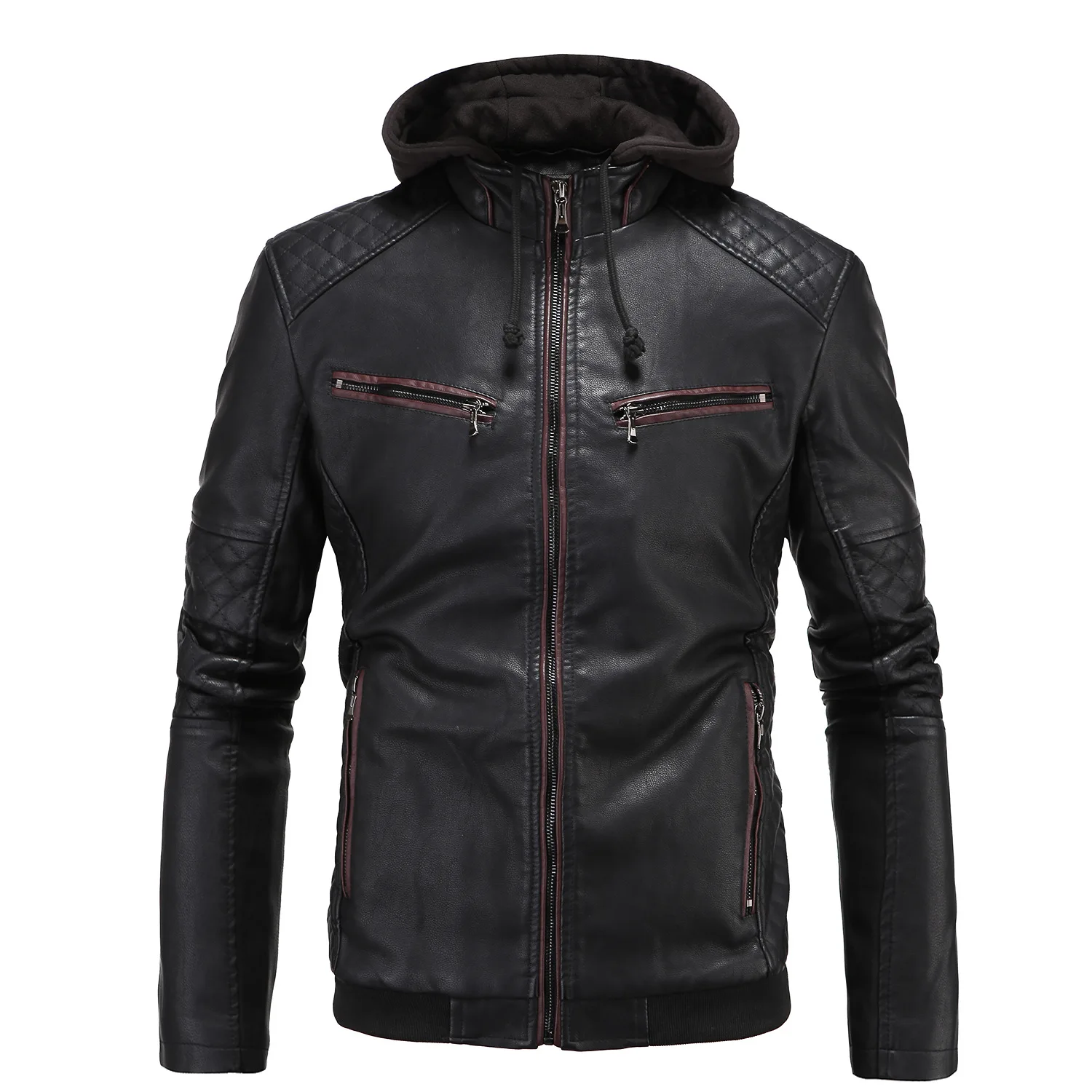 

Man Leather Jackets Pu Leather Jaqueta Masculinas Inverno Couro Jacket Men Jaquetas De Couro Men's Winter Leather Jacket