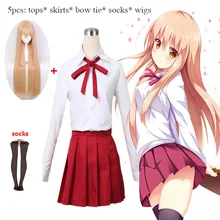 Anime umaru cosplay trajes japão e coreia do sul uniforme escolar japonês anime himuto! Umaru-chan festa de halloween alta qualidade