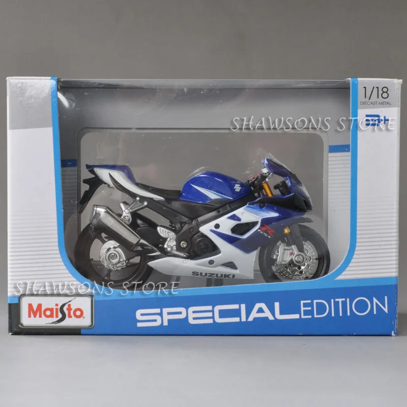 Литые игрушечные модели Maisto 1:18 Suzuki GSX-R 1000 спортивный велосипед миниатюрный мотоцикл Реплика