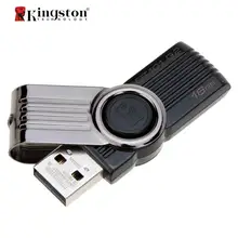 Kingston USB Flash Drive 8 ГБ 16 ГБ 32 ГБ Memory Stick Пластиковые Психического поворотный Флешки Реальная Емкость Pen Drive DT101G2 8 ГБ ES Фондовой