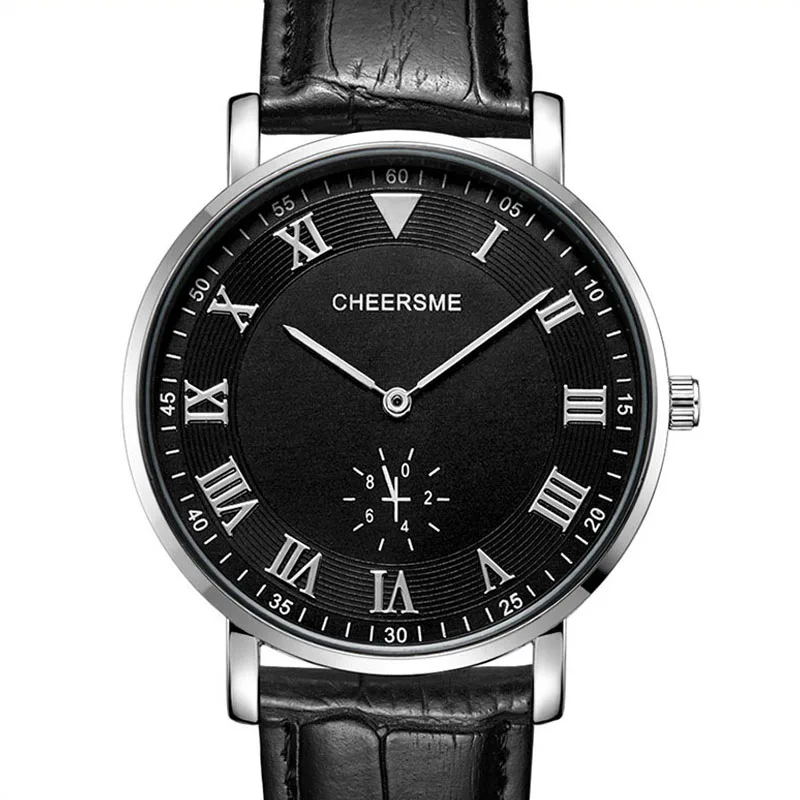 

Men's Casual Watch Fashion Waterproof Business Simple Ultra-thin Watches Quartz Wristwatches Free Shipping Sale