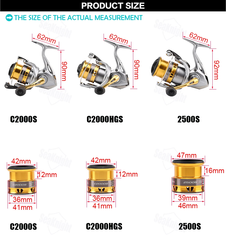 Новая Оригинальная Рыболовная катушка Shimano SEDONA FI C2000HGS C2000S 2500 S с мелкой чашкой, спиннинговая Рыболовная катушка 3+ 1BB G-Free Body, соленая вода, Рыболовная катушка