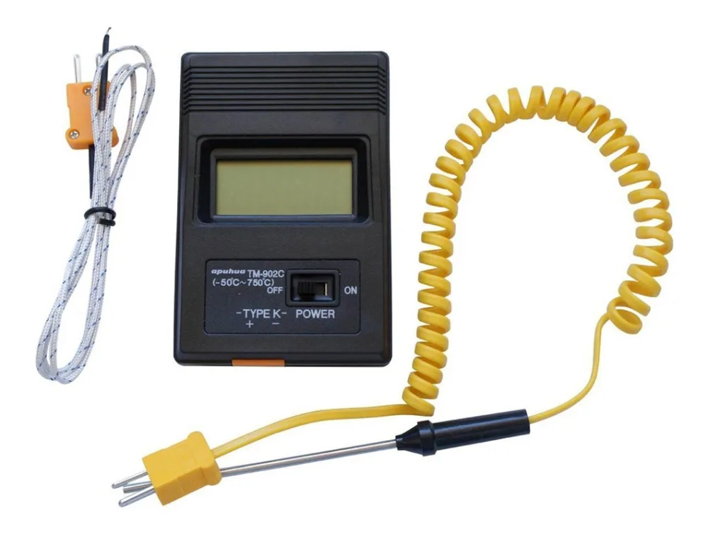 

K Type Digital Thermometer (-50C to 750C) sensor & insertion probe TM-902C