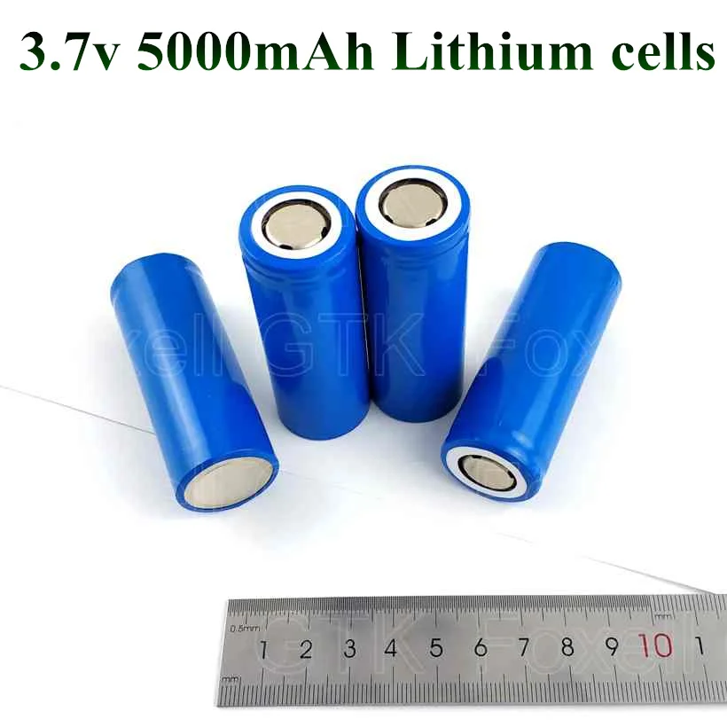 10pcs high capacity 26650 3.7v 5000mah li-ion battery 5Ah accu Lithium cell 10A pilas 26650 diy pack power bank rechargeable (4)