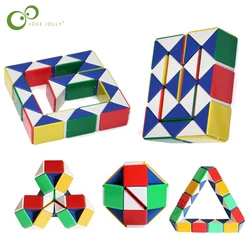 24 links cobra torção quebra cabeça régua de velocidade 3d cobra brinquedos educativos crianças presentes natal gyh