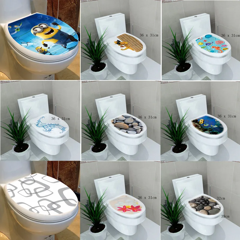 34* 46 cm sticker WC cover toilet pedestal toilets stool toilet lid