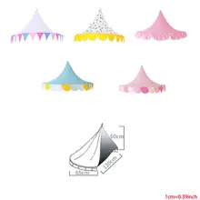 Детская палатки teepee Детская хлопчатобумажная кровать, палатка навесная складная кроватка палатка украшение в детскую комнату подарки на день рождения Реквизит для фотосъемки
