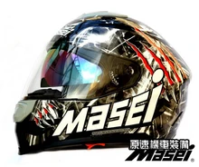 Masei Монстр Двойной Линзы Шлем Мотоцикл Ktm Байк Мотокросс Helemt Capacete ШЛЕМ ЕЭК DOT Утвержден