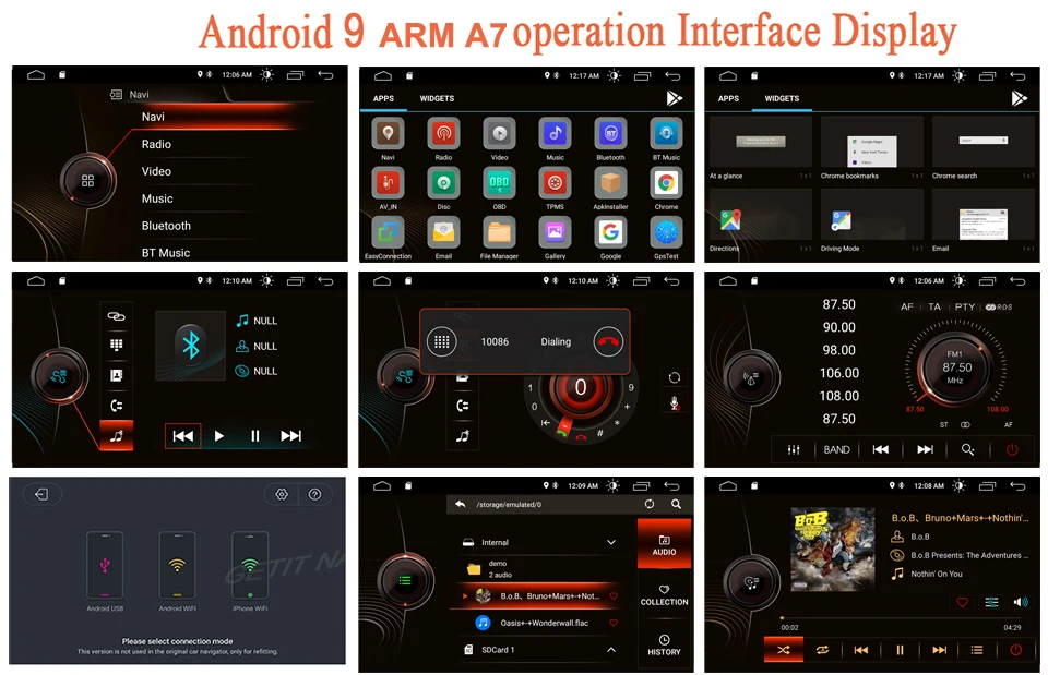 Discount DSP 9 inch Android 9.0 CAR Radio Stereo Multimedia GPS Navigation for BMW E46 M3 16