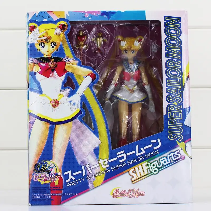15cm Sailor Moon Pretty Guardian Super Sailor Moon PVC Action Figure ... - 15cm Sailor Moon Pretty GuarDian Super Sailor Moon PVC Action Figure MoDel Toy Collectible Figurines