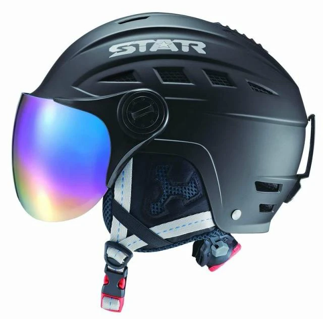 

2017 Adult Winter Ski Helmet Sports Safety Outdoor Helmet With Ski Mirror Regulation Size Adjustment