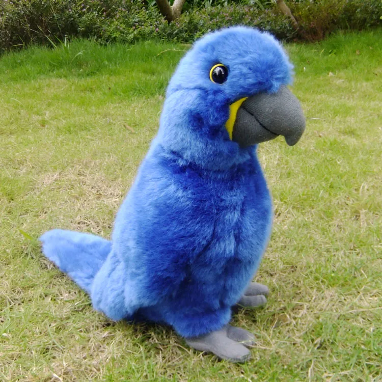

Plush Toy Purple Blue Macaw Doll  Stuffed Animal Toys   Simulation   Macaw  Dolls  Home Decoration  Gift Rare