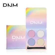 DNM 4 цветной хайлайтер Сияющий макияж светящийся набор осветлитель для лица Контурная Пудра Тени для век Палитра бронзатор