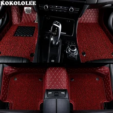 KOKOLOLEE Custom auto vloermatten voor Alfa Romeo Stelvio Giulia 2017 2018 auto-styling(China)