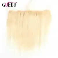 613 Lace Frontal Closure Blonde Frontal Human Hair Brazilian Non Remy Straight 613 Hair 13*4 Blonde Lace Frontal Closure