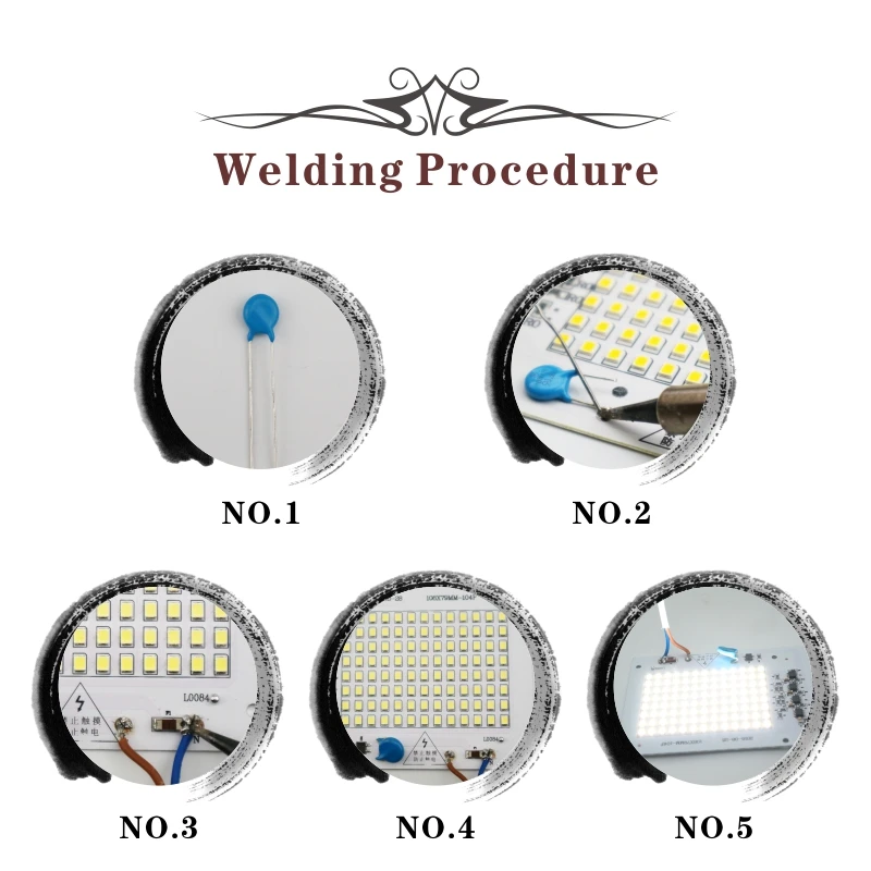 Светодиодный чип SMD2835 умный IC 220 В вход 10 Вт 20 30 50 100 вт DIY для наружного прожектора