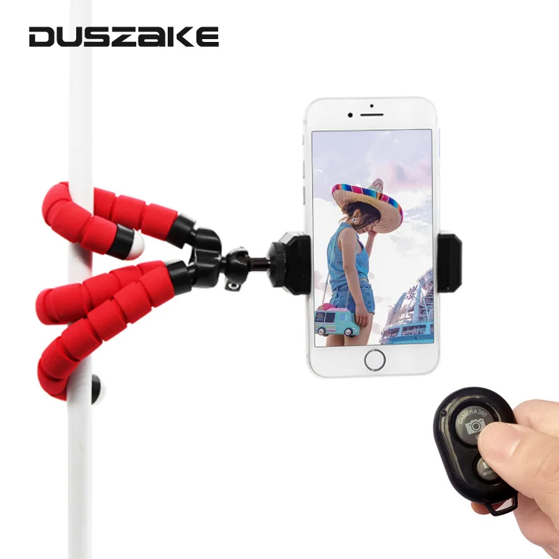 DUSZAKE P16 Гибкий штатив Gorillapod для телефона Bluetooth мини iPhone Телефон Штатив с