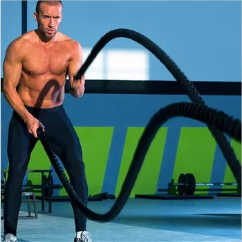 

38mm Durable Fitness Training Rope Tug-Of-War Gym Rope Physical training ropes MMA fitness supplies