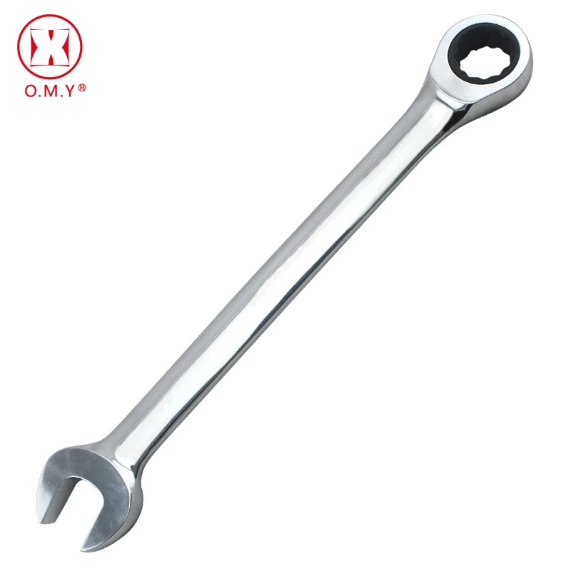 

O.M.Y High Quality 6MM Full Polished CRV72 Gear Dual-purpose Ratchet Wrench Multi-purpose Wrench Hand Tools Quick Wrench