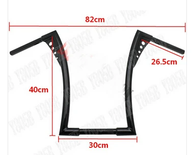 Мотоцикл хромированный руль 1 &quot25 мм для Yamaha VStar 400 650 1100 1300 Virago Xv 250 535 750 Road Star Custom|drag
