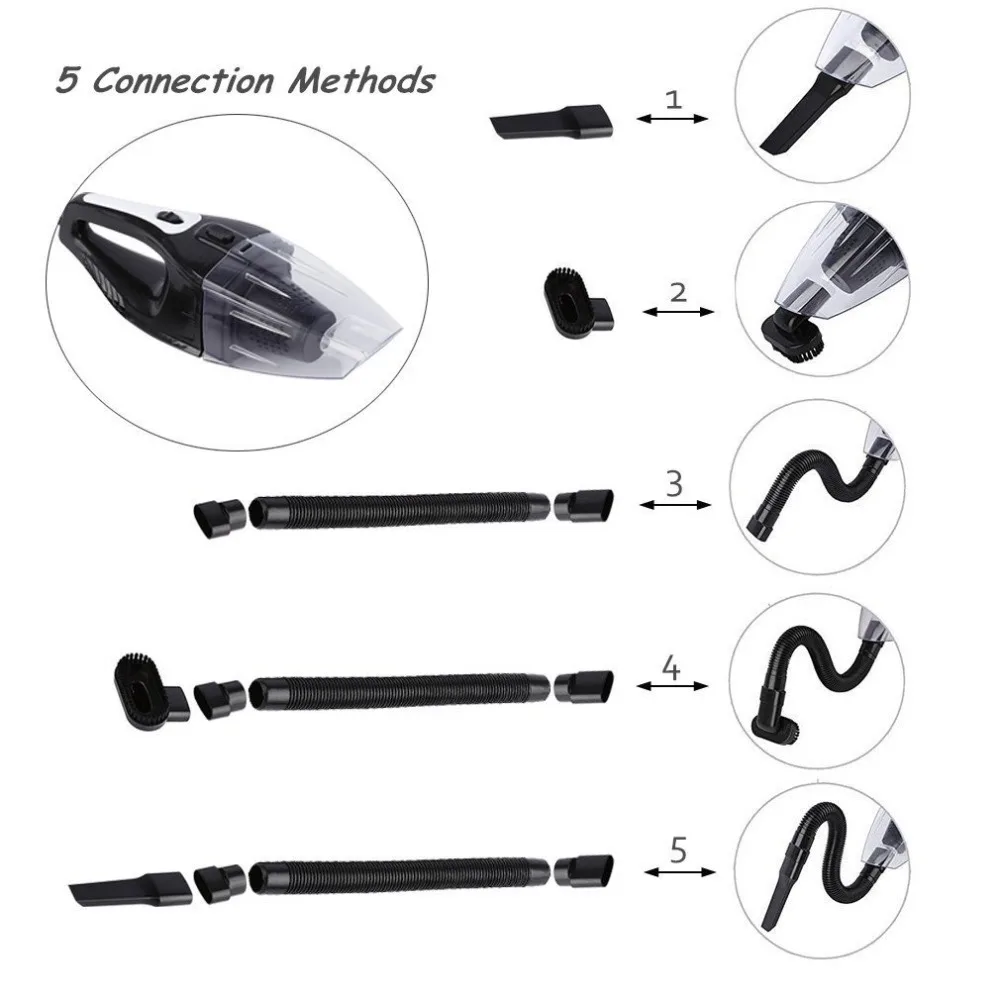 120W Portable Car Vacuum Cleaner Wet&Dry Dual-use (12)