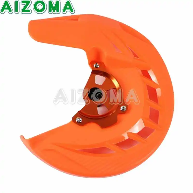 Orange Front Brake Disc Rotor Guard Cover Protector Protection For KTM SX XC EXC F 125 150 2003- Motocross Enduro Offroad
