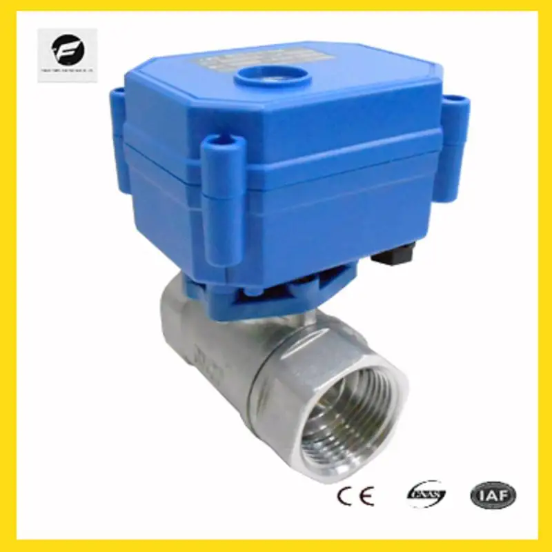 CWX 15 DN25 2 ходовой DC12v моторизованный шаровой кран из нержавеющей стали CR05 5