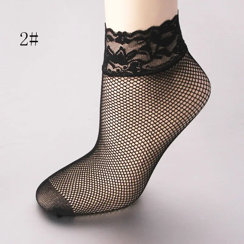 Женские спортивные носки, сексуальные кружевные сетчатые короткие носки для йоги, носки для йоги, пилатеса
