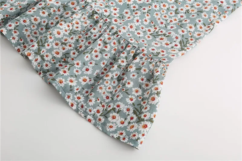floral print loose dress10