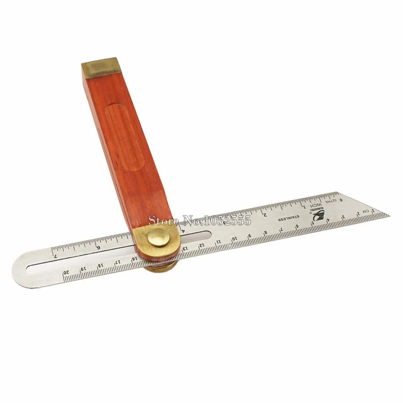 Горячая 9 "(230 мм) раздвижные t-наклона датчик с ручкой палисандр, нержавеющая сталь лезвие и латунных