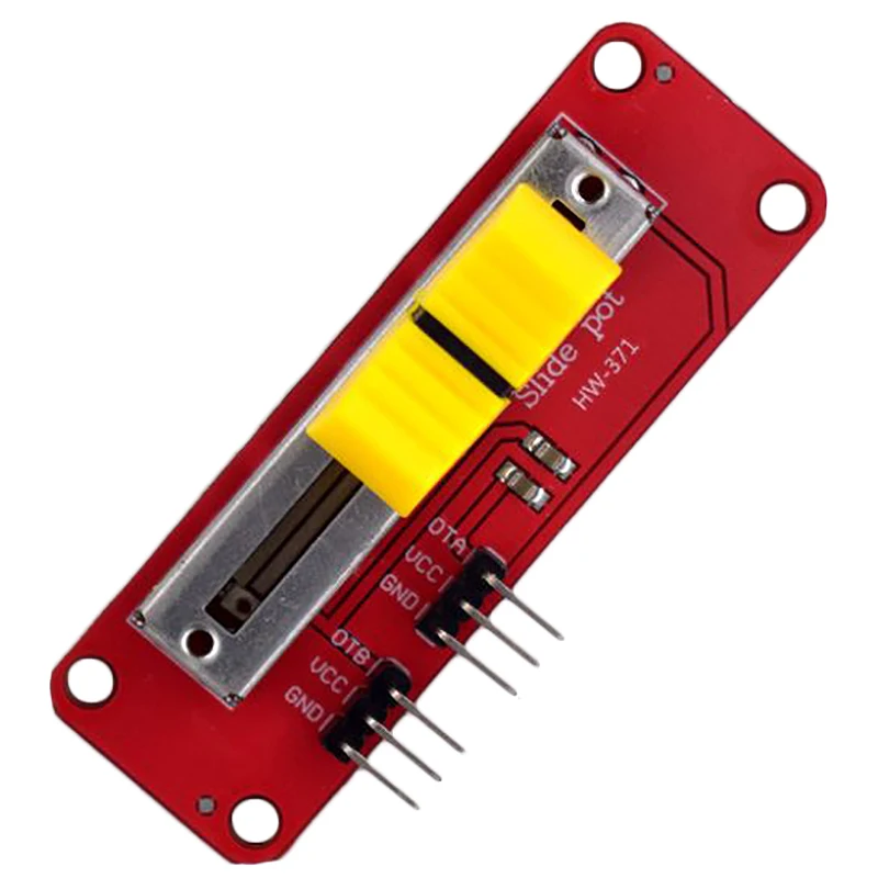 Мини-Потенциометр слайдов 10KΩ Линейный модуль с двойным выходом для MCU Arduino рулейный модуль электронный блок для одного чипа мини-модуль