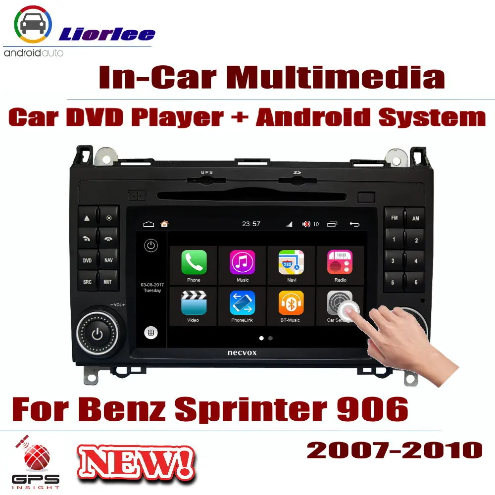 Для Mercedes Benz Sprinter 906 2007~ 2010 автомобильный Android плеер DVD gps навигация HD экран Радио Стерео интегрированный мультимедиа