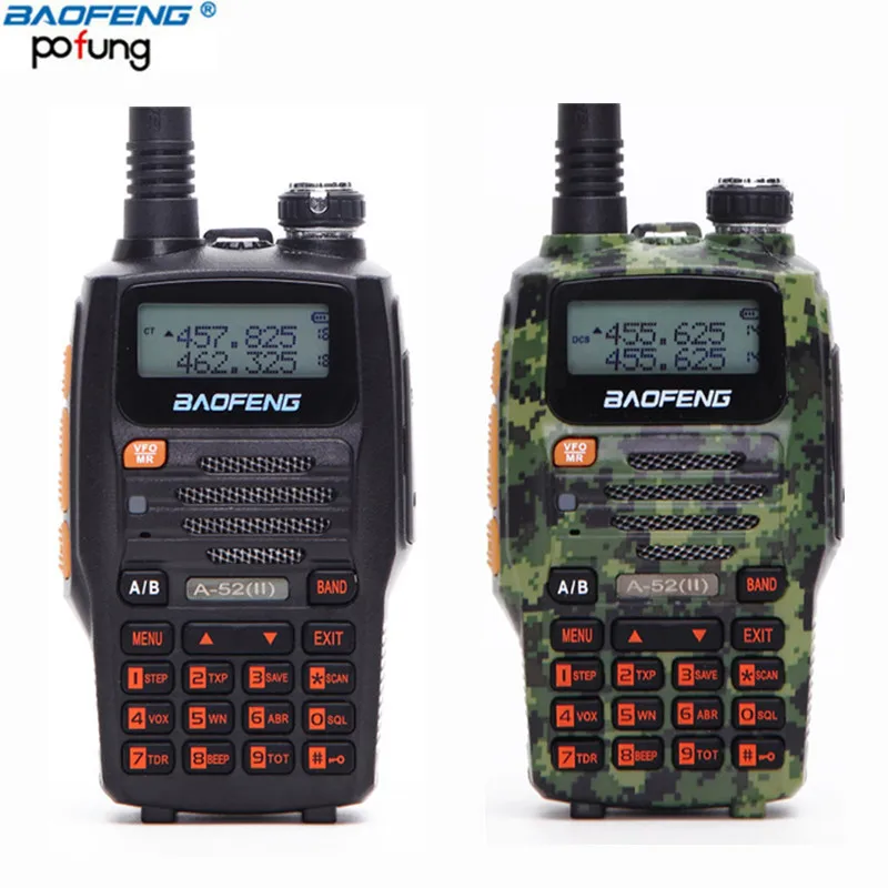 bilder für Baofeng A-52 (II) 8 watt GT Transceiver (Upgrade-Version von A-52) Walkie Talkie 65-108/136-174/400-520 MHz Dual-Band Zwei-Fm-zwei-wege-funkamateure bilder für Baofeng A-52 (II) 8 watt GT Transceiver (Upgrade-Version von A-52) Walkie Talkie 65-108/136-174/400-520 MHz Dual-Band Zwei-Fm-zwei-wege-funkamateure