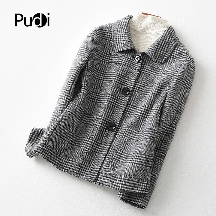 Pudi À Automne Carreaux Femmes Avec Laine Ro18108 Poche Style Nouvelle Hiver Manteau Loisirs Veste 2018 Livraison HUArq1xSwH