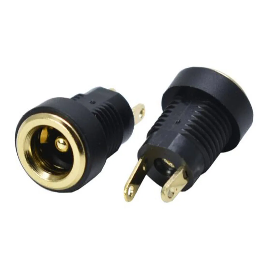 

10pcs Gold plated 5.5*2.1mm 3.5*1.35mm high current DC power Jack DC female socket