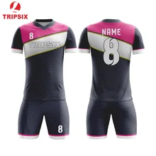 Дешевая Заказная Марка черное и белое сухое подходит трикотажная Футбольная форма