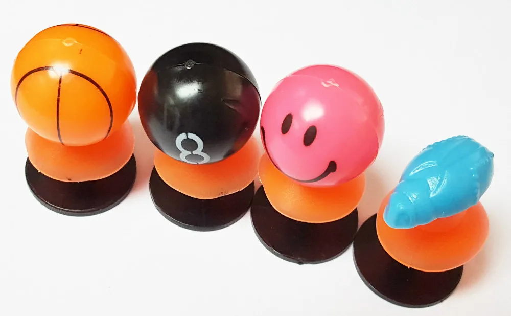 6 pc Happy Ball Spring Jump Ups Pop Up Toys 4cm Boys Kids Toys Birthday