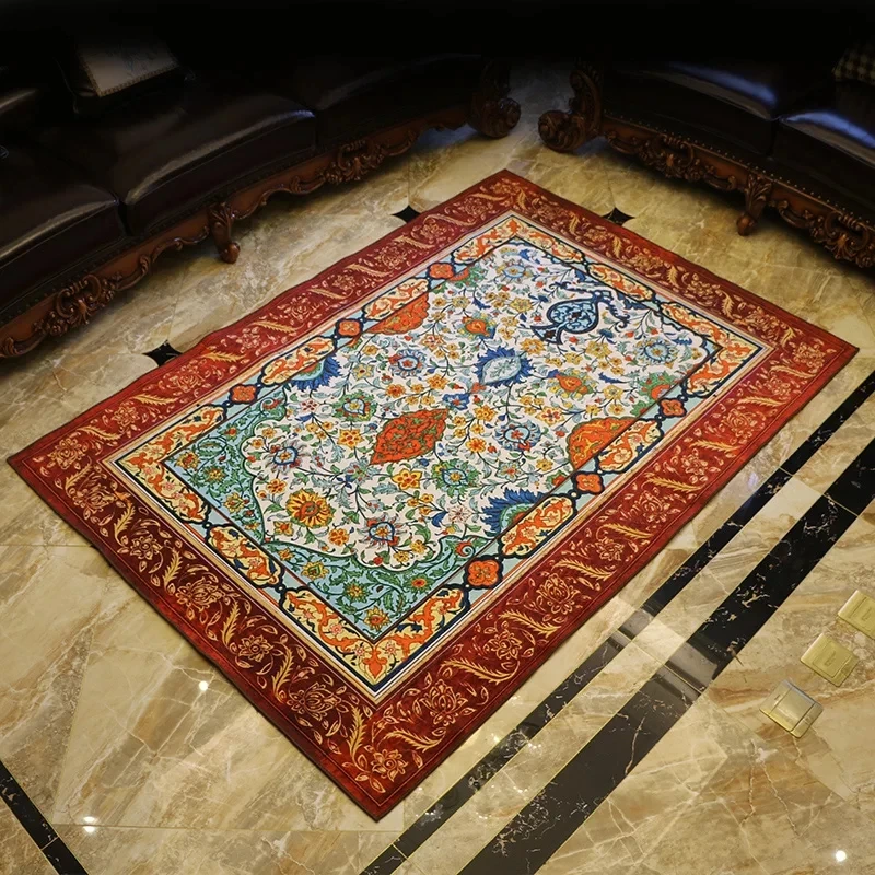 Slash sales Retro style classical living room rug 200*300cm coffee