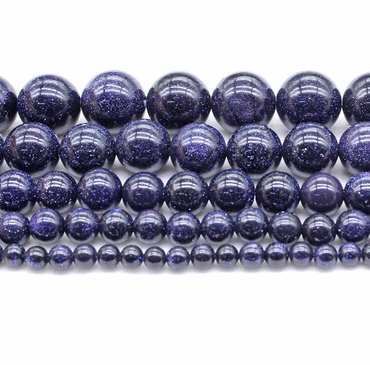4-12 мм натуральный perles бусины Galaxy Sitara звезды бисер оптом синий песок Sunstone свободные бусины для самостоятельного изготовления ювелирных изделий